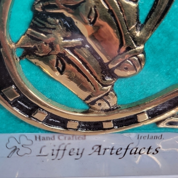 Liffey Artefacts Horseshoe and Horse Head Metal Hook Hand Crafted in Ireland - Picture 4 of 5
